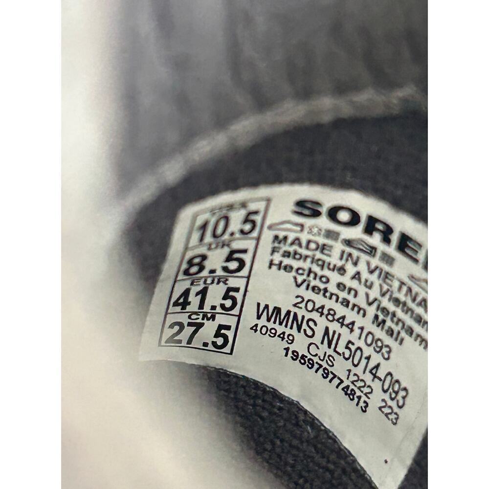 Sorel Caribou X Waterproof Platform Chelsea‎ Black Women's Boot Sz 10.5 - Picture 11 of 13